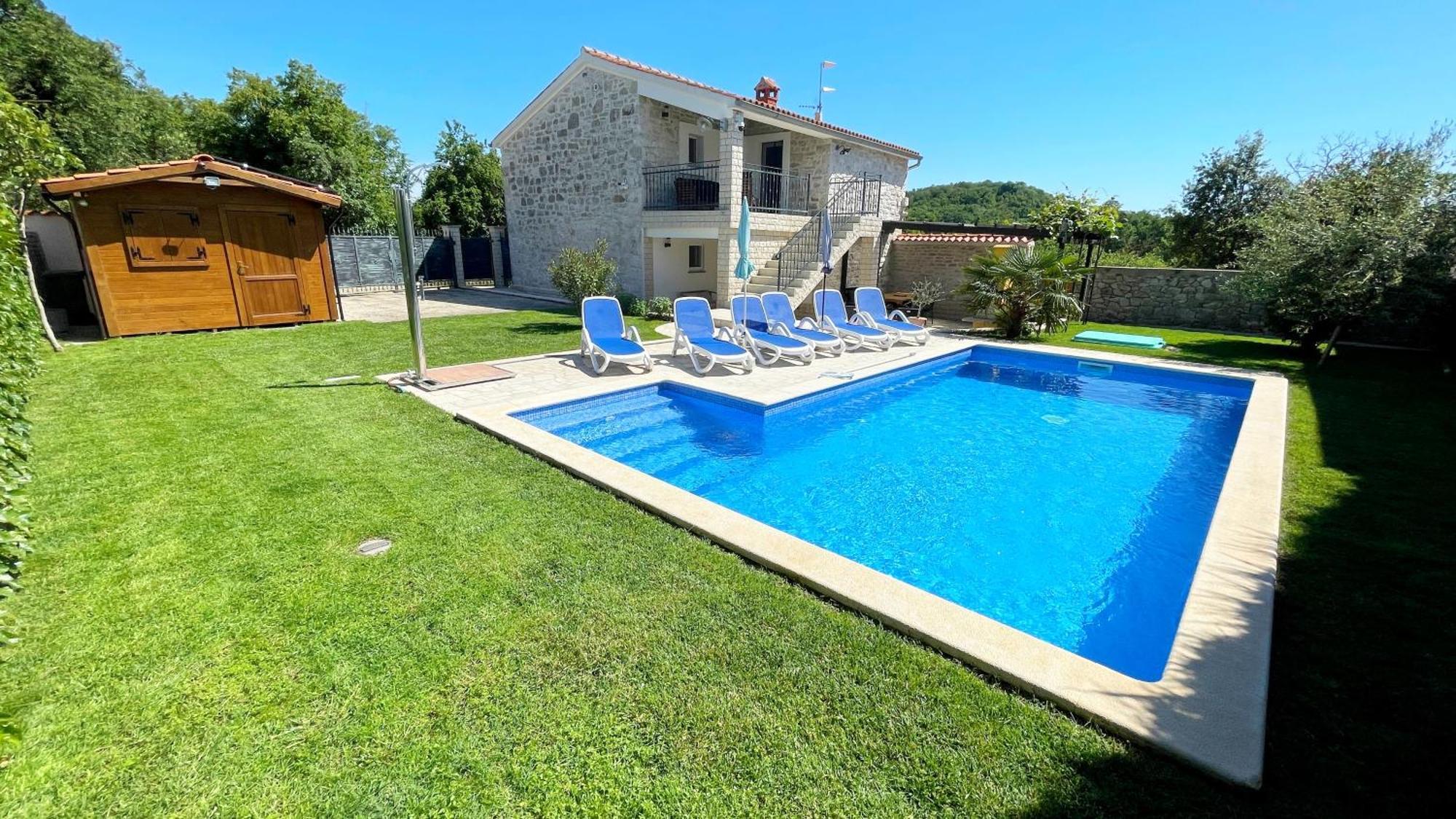 Istrian Stone Villa Lenny Near ポレッチ エクステリア 写真